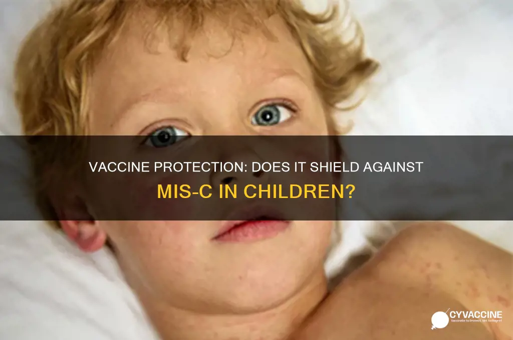 does vaccine protect against mis-c