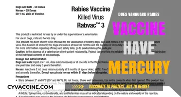 Vanguard Rabies Vaccine: Mercury Content and Safety Concerns Explained