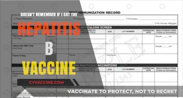Did I Get the Hepatitis B Vaccine? How to Find Out