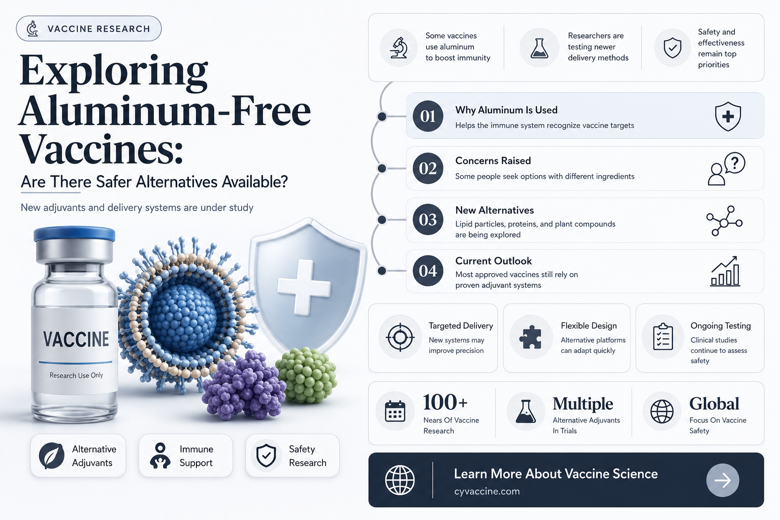 are there any vaccines without aluminum