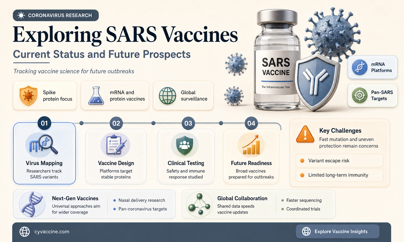 are there any vaccines for sars