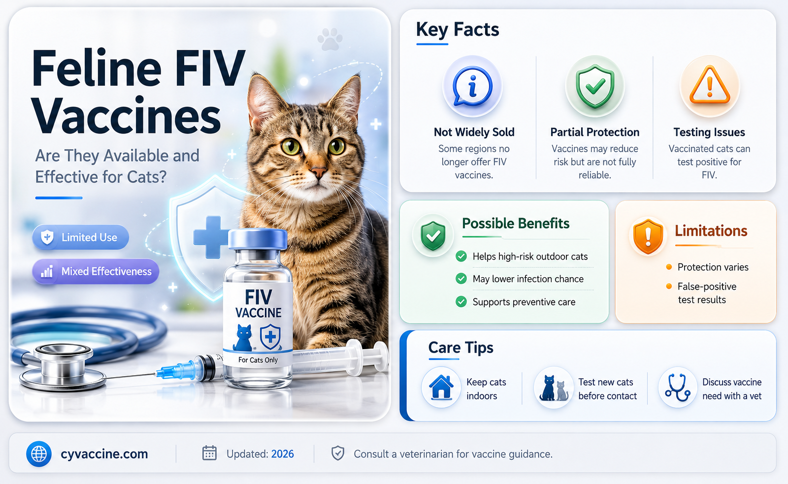 are there vaccine against feline fiv