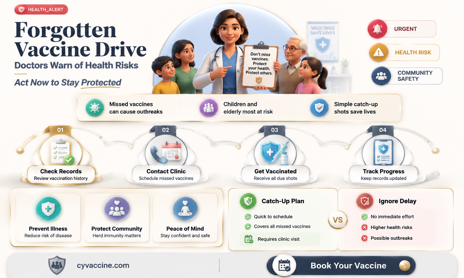 are forgotten vaccine drive doctors say