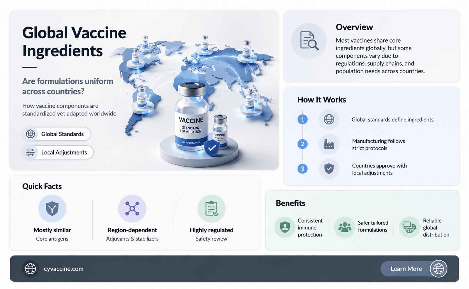 are vaccine ingredients the same worldwide