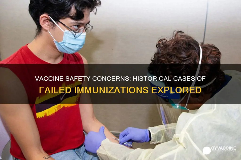 has a vaccine ever gone wrong