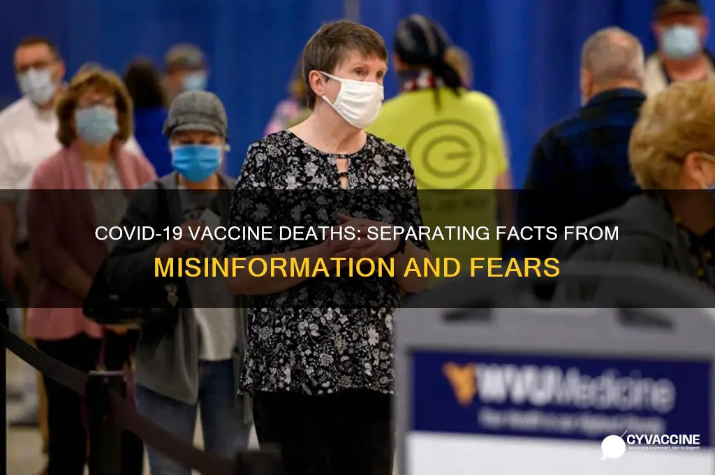has anybody died from covid19 vaccine