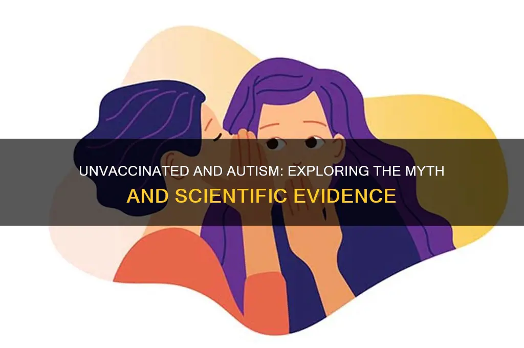 has anyone developed autism after not receiving vaccines