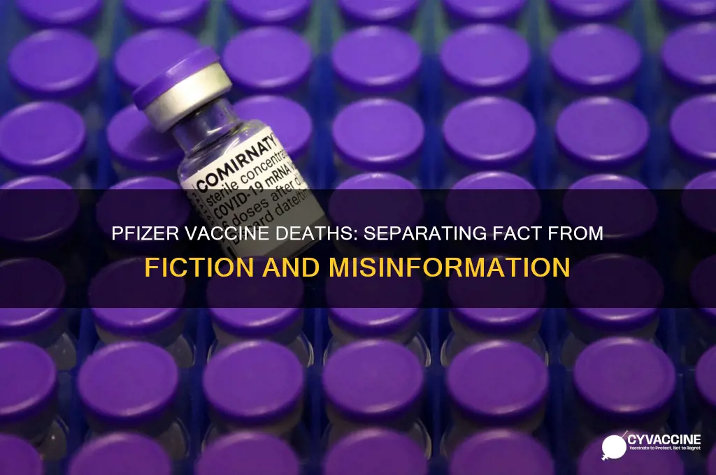 has anyone died from fizer vaccine