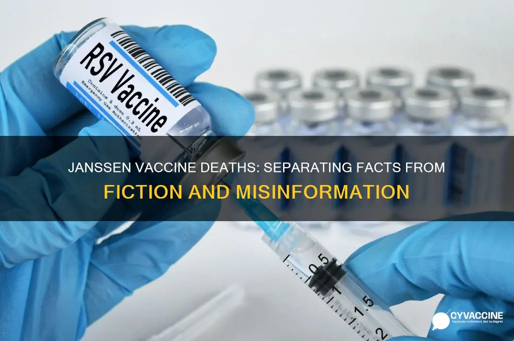 has anyone died from janssen vaccine
