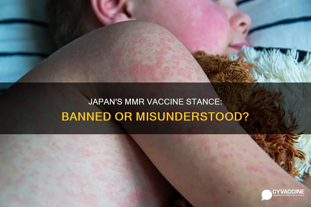 has japan banned the mmr vaccine
