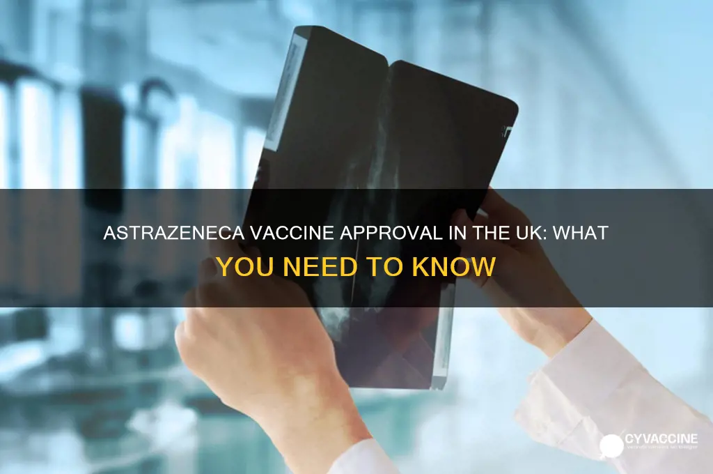 has the astrazeneca vaccine been approved in the uk