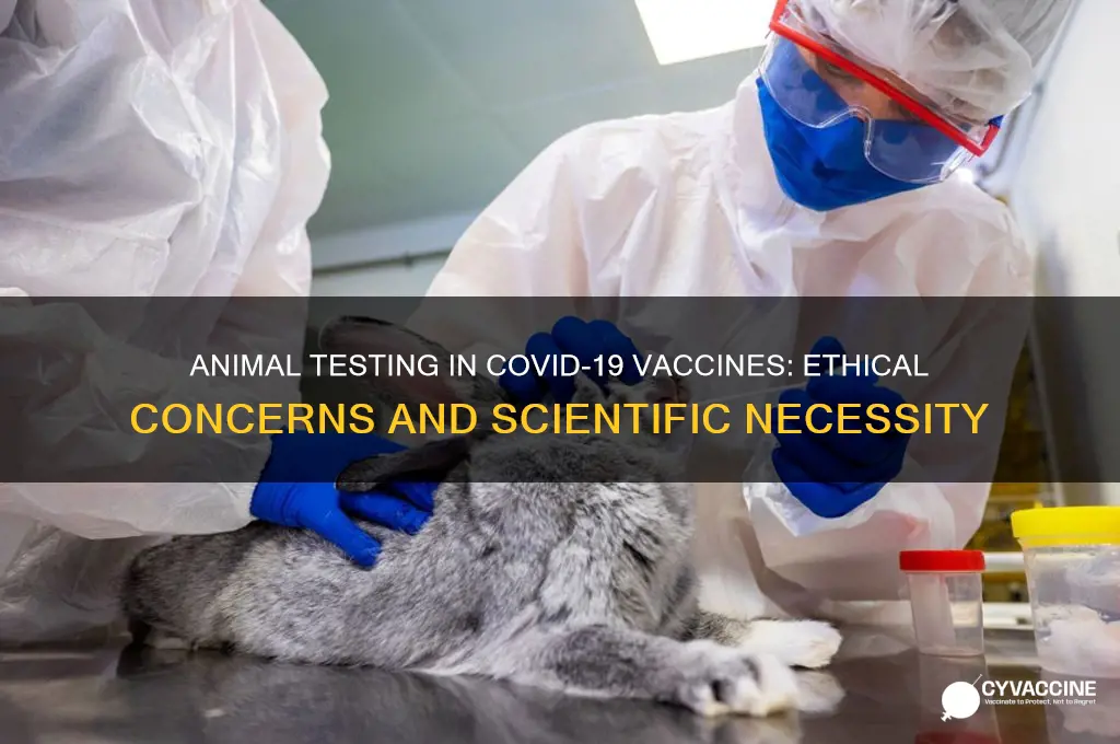 has the corona vaccine been tested on animals