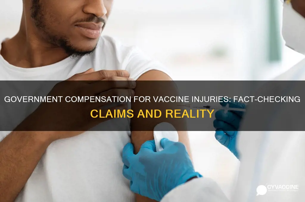 has the government paid money to vaccine victims