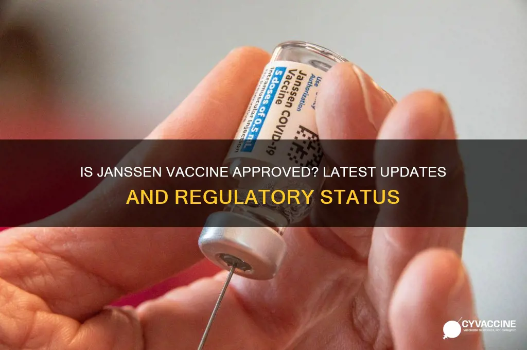 has the janssen vaccine been approved