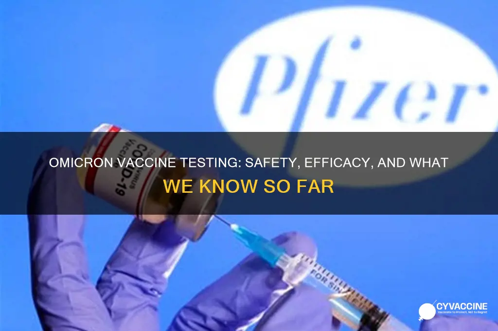 has the omicron vaccine been tested