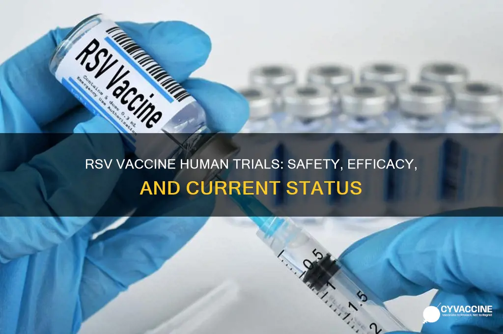 has the rsv vaccine been tested on humans