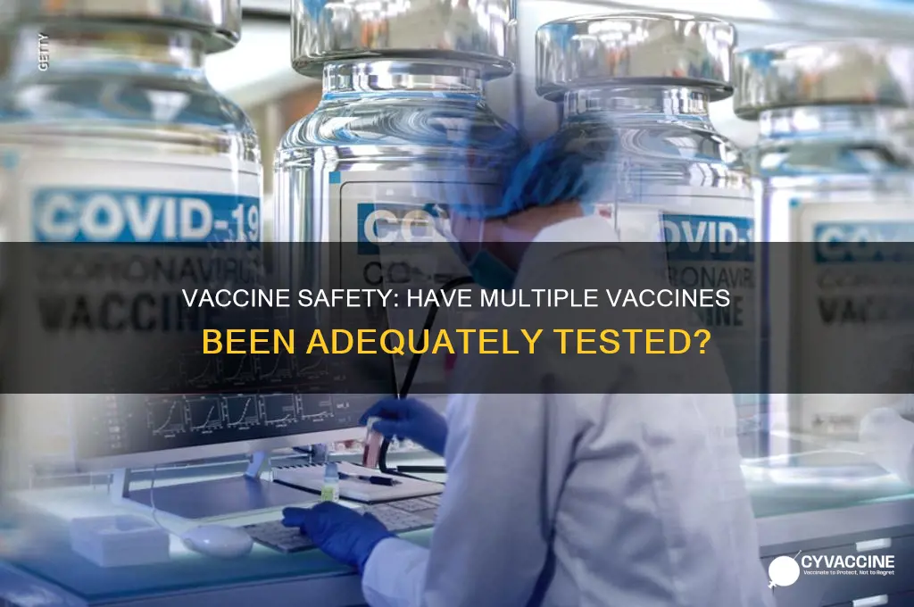 has the safety of multiple vaccines been tested