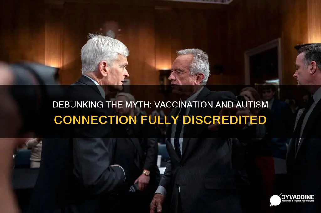 has the study linking vaccination with been debunked
