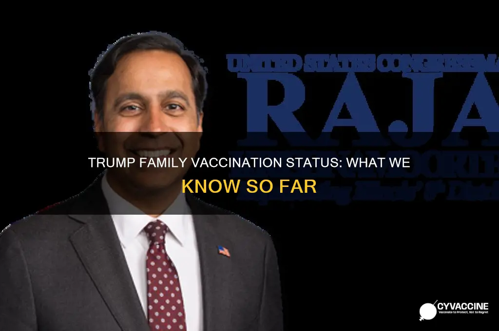 has the trump family been vaccinated