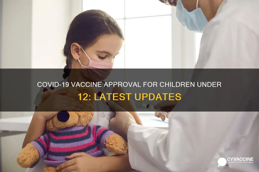 has the vaccine been approved for under 12