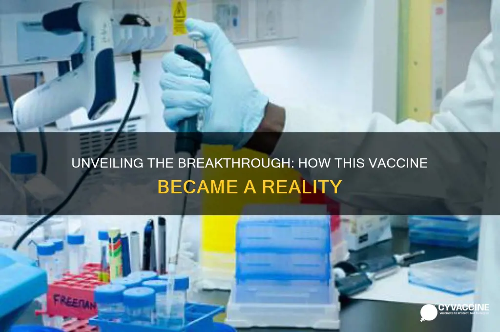 has this vaccine been made possible