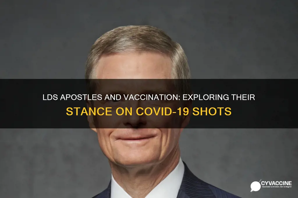 have all lds apostles been vaccinated