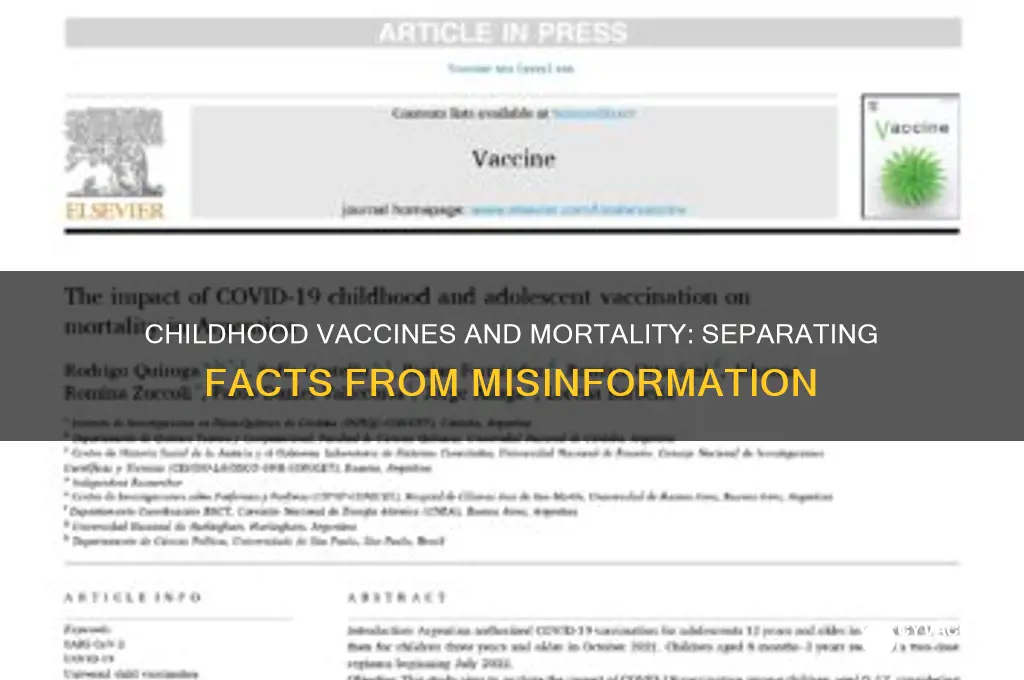 have childhood vaccines ever csused death