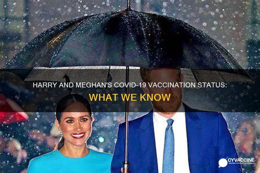 have harry and meghan been vaccinated