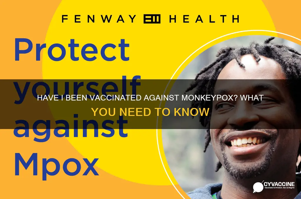 have i been vaccinated against monkeypox