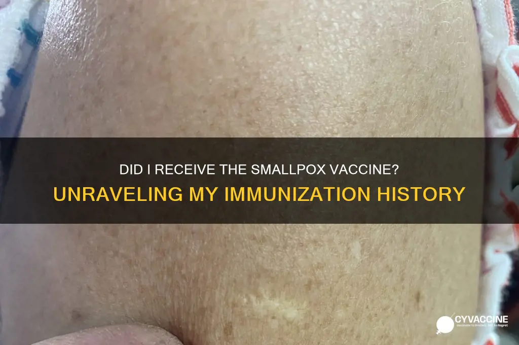 have i had small pox vaccine