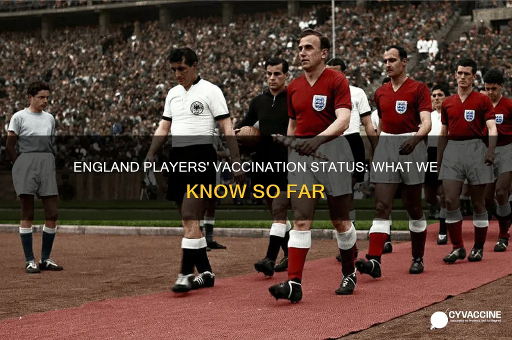 have the england players been vaccinated