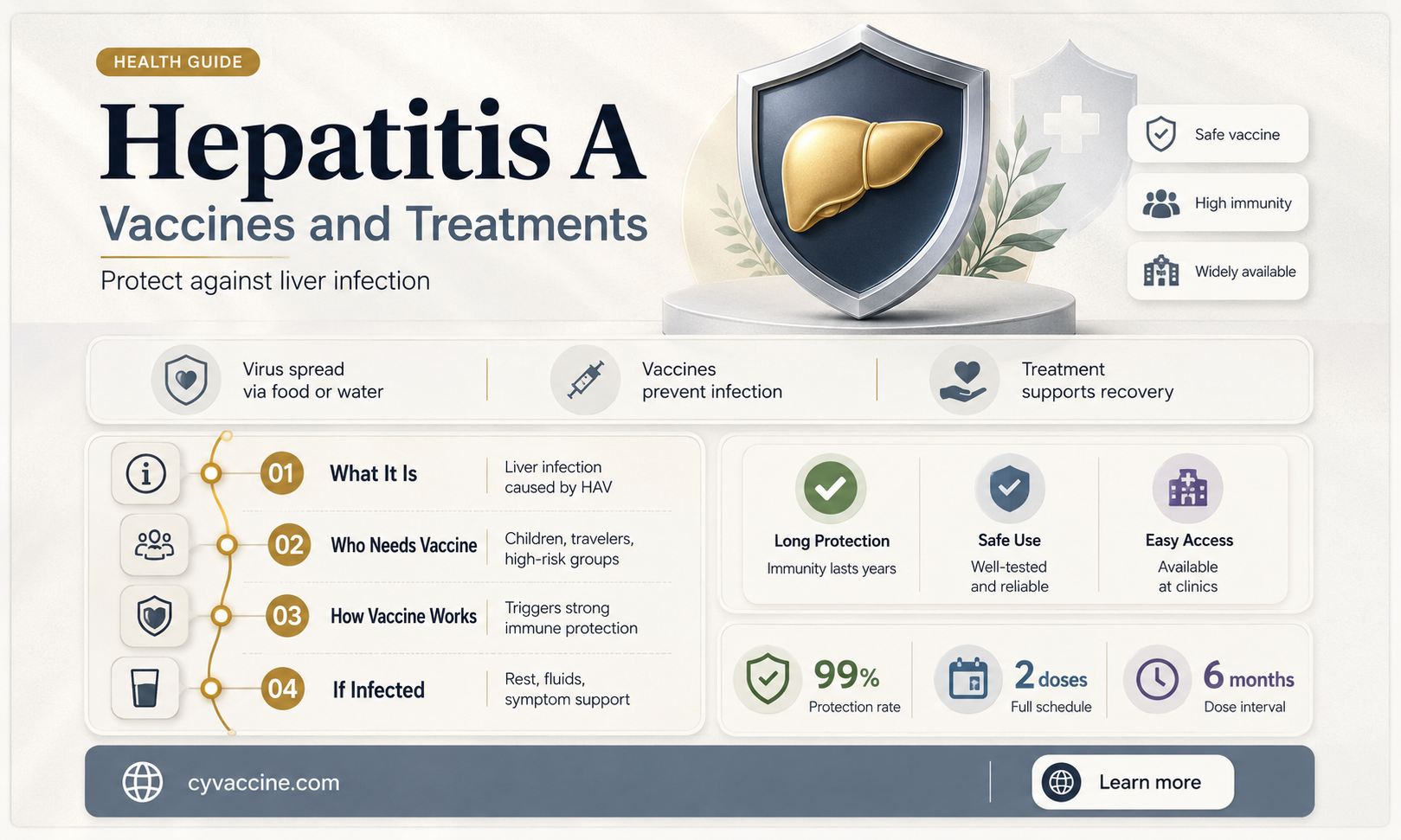 are there any vaccines or treatments for hepatitis a