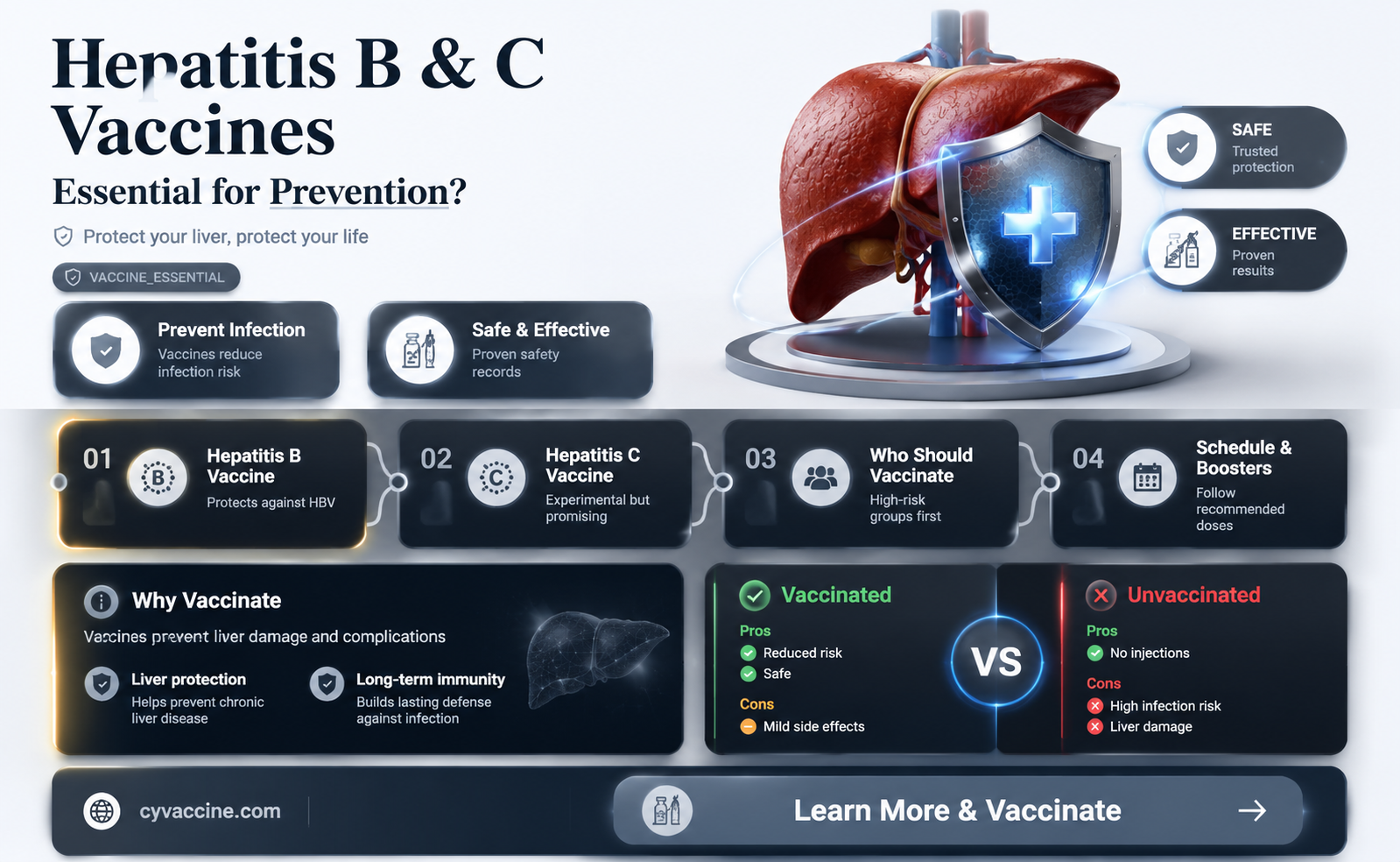 are hepatitis b & c vaccine necessary