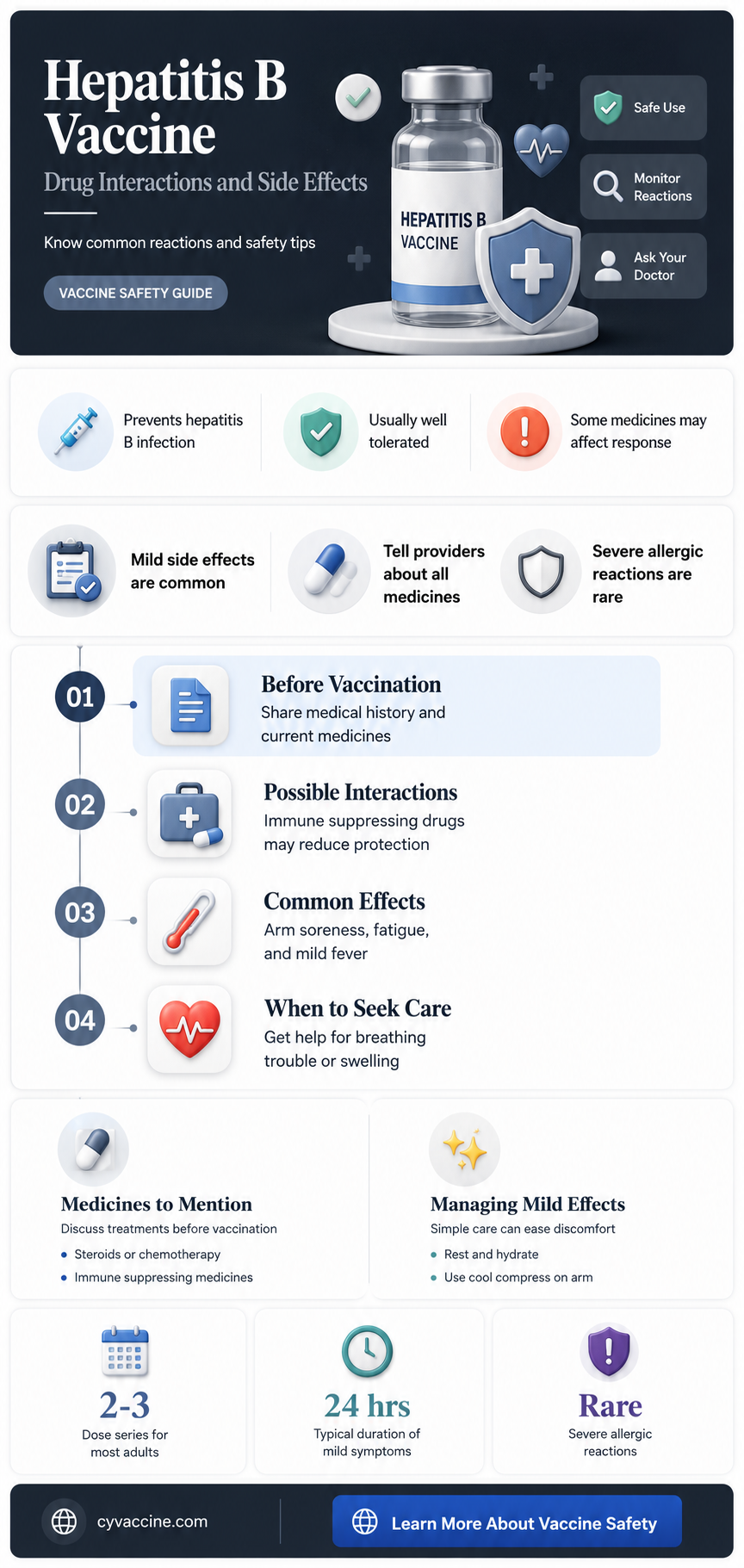 are there drugs that interact with the hepatitis b vaccine