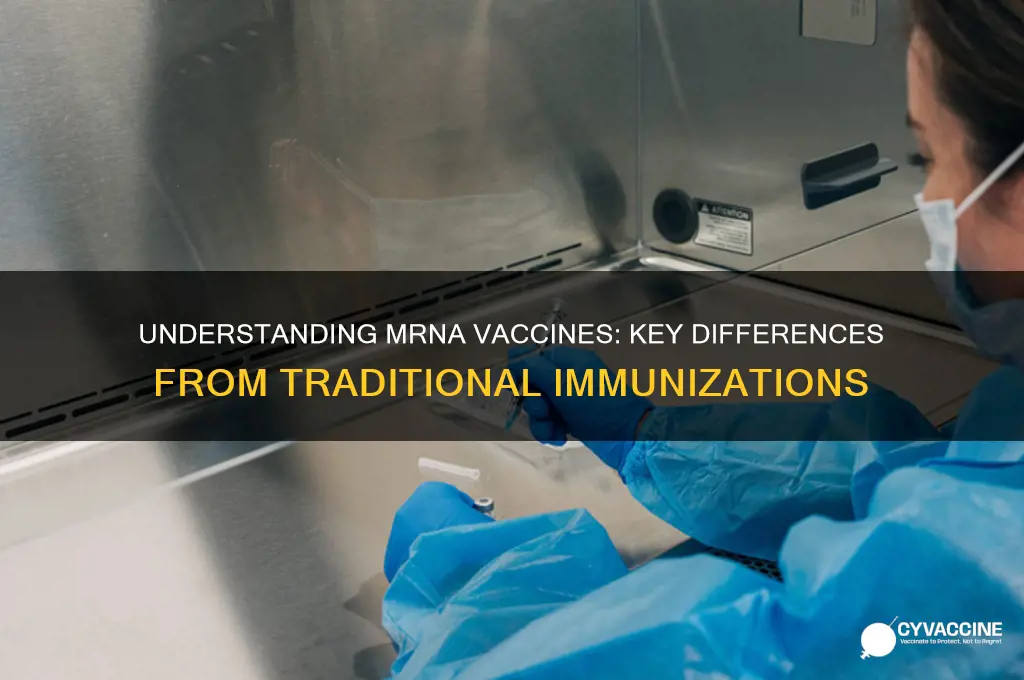 how a mrna vaccine differs from a typical vaccine