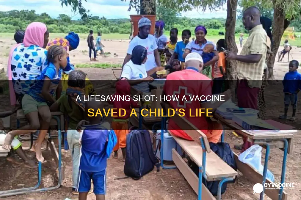 how a vaccine saved a child