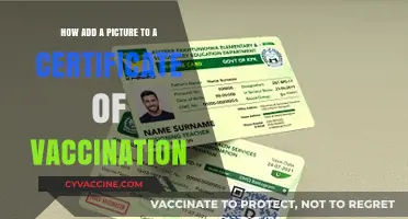 How to Add a Picture to Your Vaccination Certificate Easily