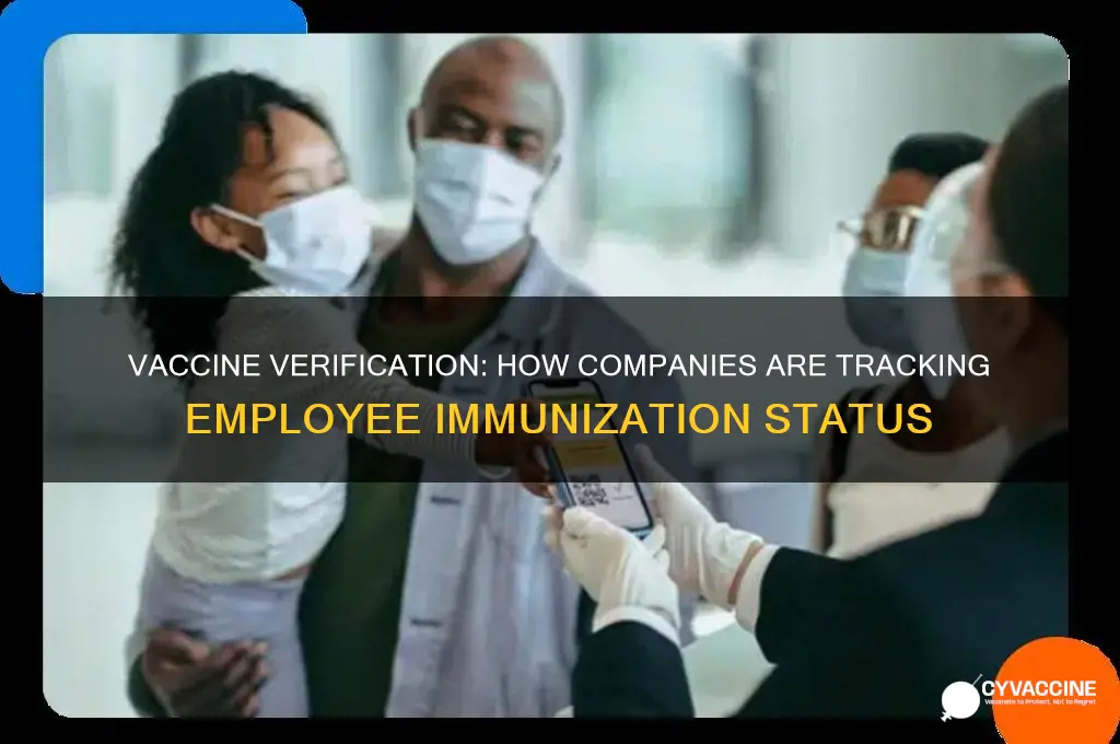 how are companies tracking vaccination status