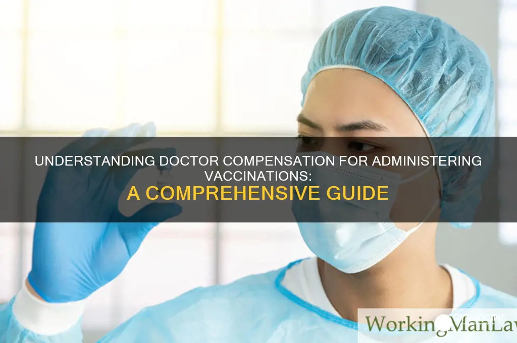 how are doctors compensated for vaccinations