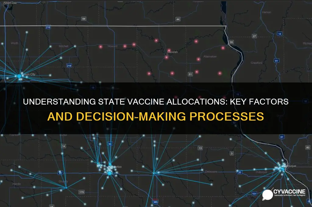 how are state vaccine allocations determined