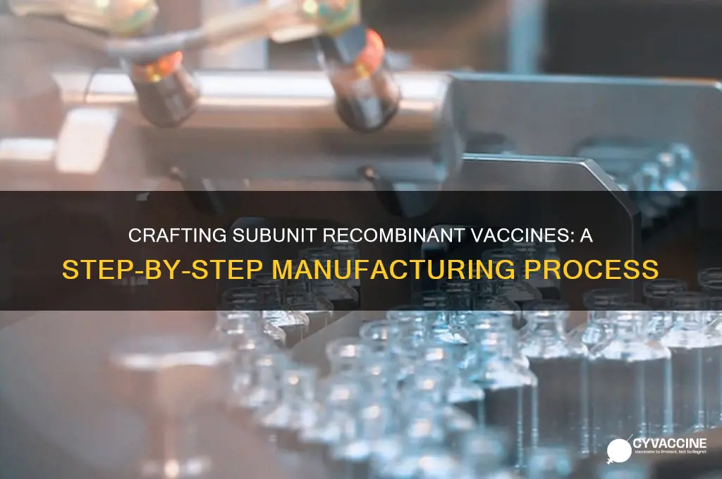how are subunit recombinant vaccines made