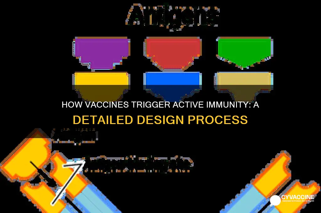 how are vaccines designed to specifically stimulate active immunity