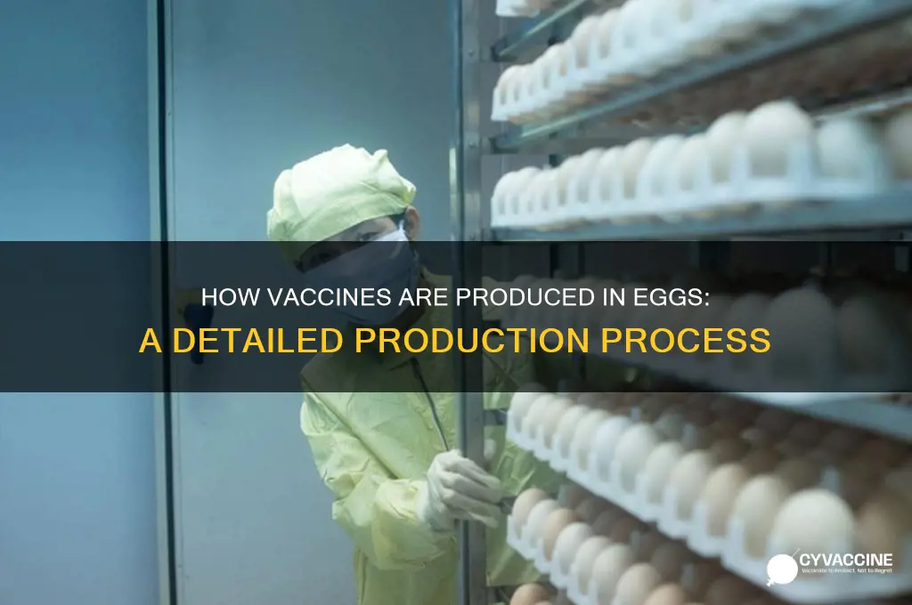 how are vaccines produced in eggs