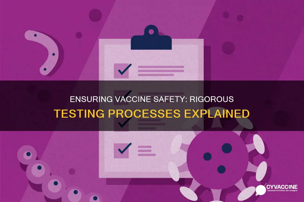 how are vaccines tested for safety