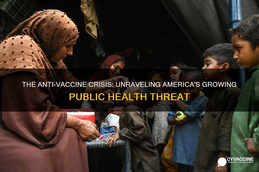 how bad is the anti vaccine epidemic in the us