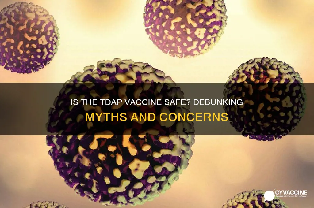 how bad is the tdap vaccine