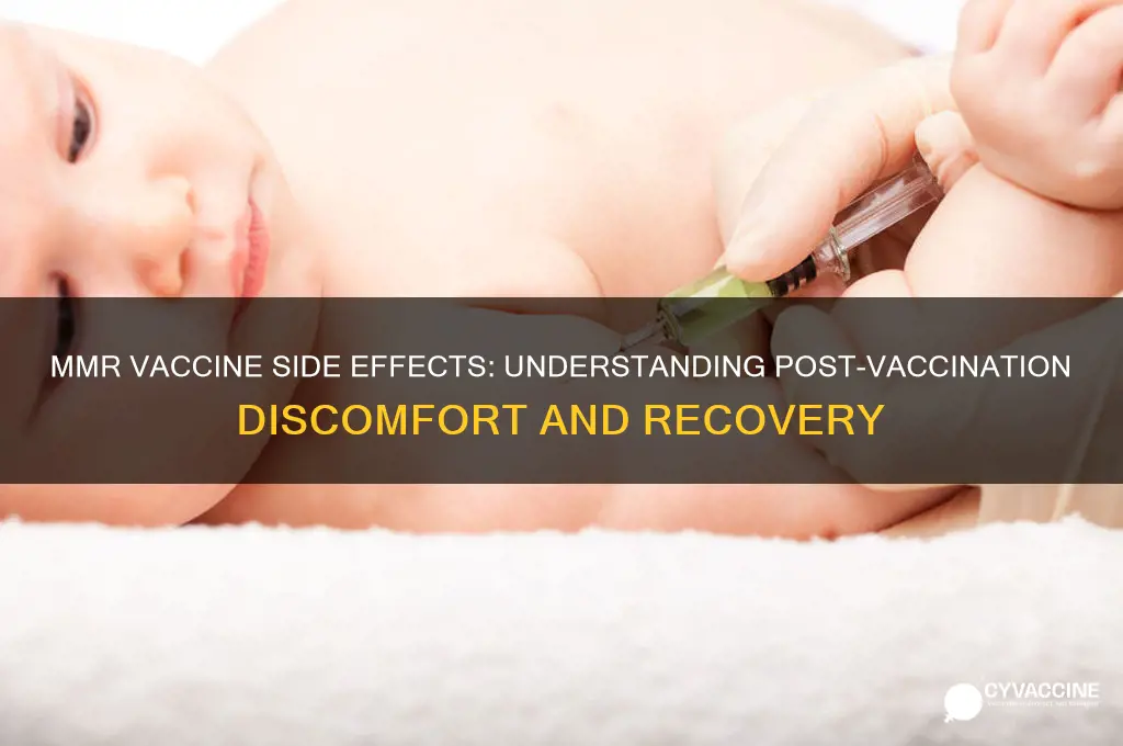 how bad should i feel after the mmr vaccine