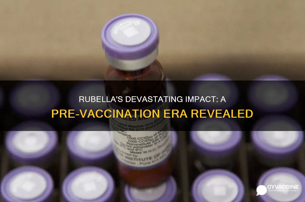 how bad was rubella before vaccination
