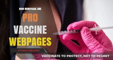 Pro-Vaccine Webpages: Unlocking Public Health Benefits and Trust