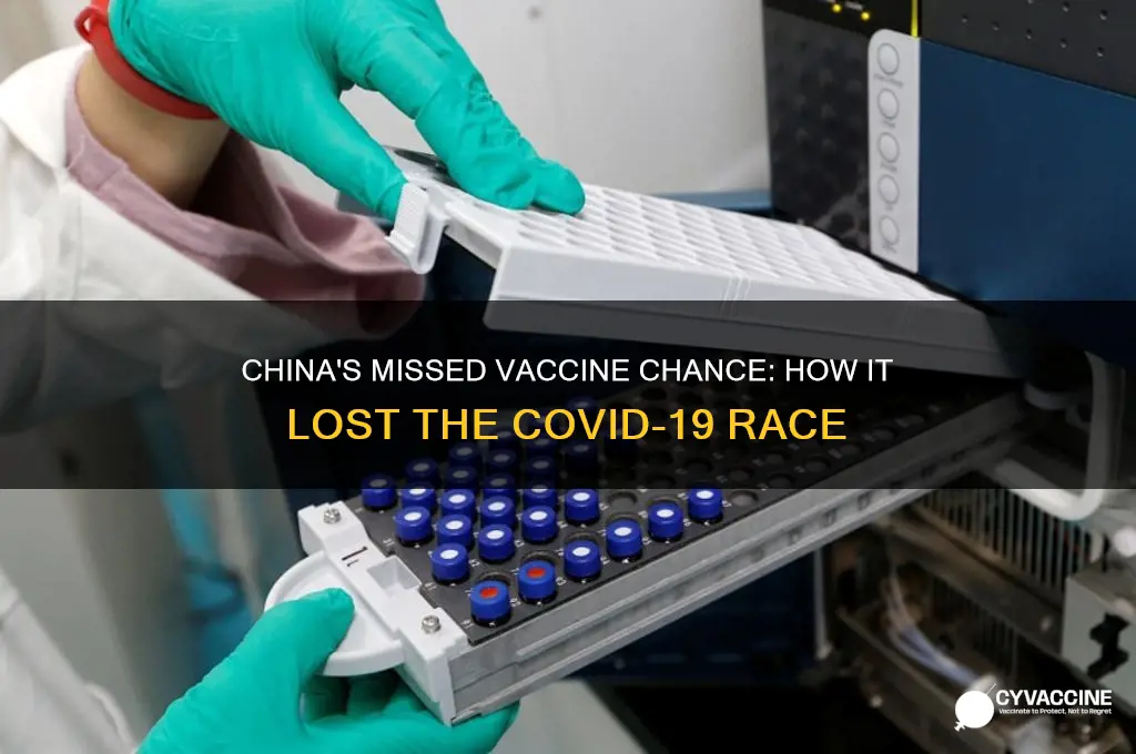 how china passed up a vaccine opportunity and fell behind